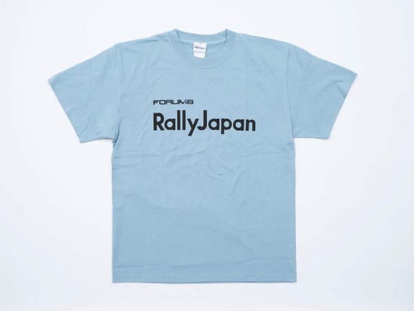 画像1: ラリージャパンロゴTシャツ アシッドブルー (1)